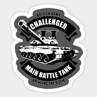 Challenger 2 Tank Sticker